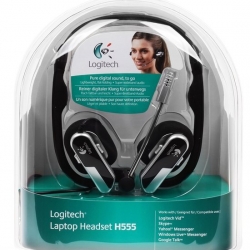 Проводная компьютерная гарнитура Logitech Laptop Headset H555