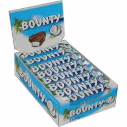 Коробка BOUNTY и коробка SNIKERS