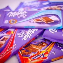 Целый килограмм шоколадок Milka